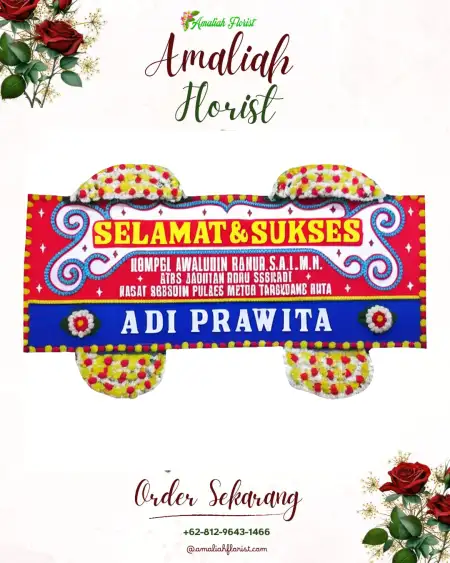 Papan Bunga Ucapan Selamat Karang Maritim